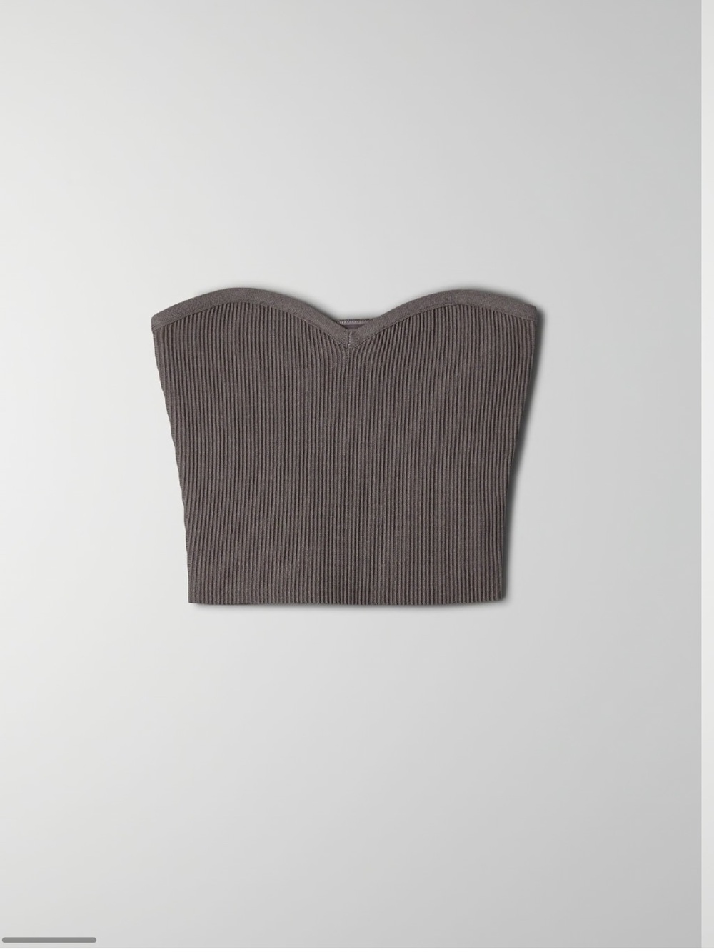 Babaton Sculpt Knit Sweetheart Tube Top